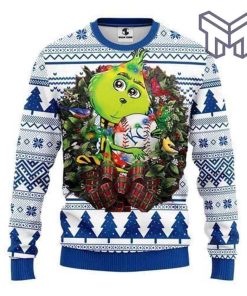 Kansas City Royals Grinch Hug For Unisex All Over Print Ugly Christmas Sweater