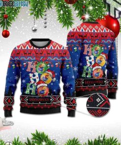 kansas-jayhawks-ho-ho-ho-3d-print-christmas-wool-sweater-all-over-print-ugly-christmas-sweater