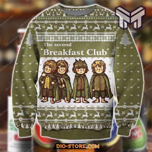 Knitting Pattern The Second Breakfast Club For Unisex Christmas All Over Print Ugly Christmas Sweater