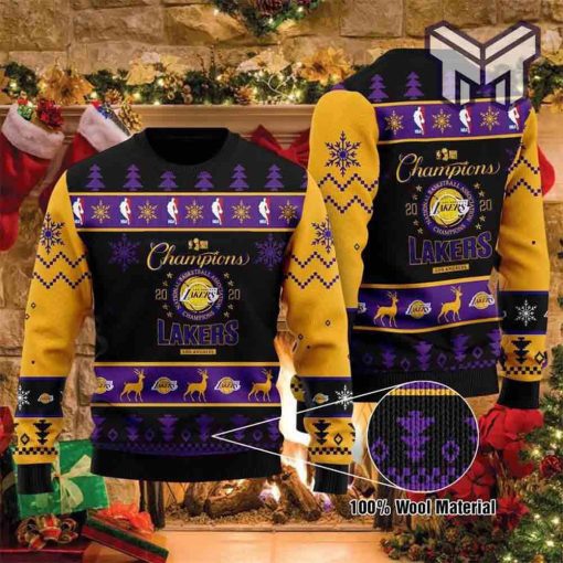 La Lakers Champions For Unisex All Over Print Ugly Christmas Sweater