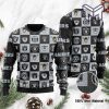 Las Vegas Raiders Logo Checkered Flannel Design All Over Print Ugly Christmas Sweater