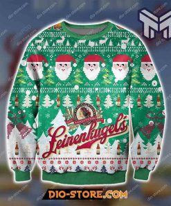 Leinenkugels Beer Knitting Pattern All Over Print Ugly Christmas Sweater