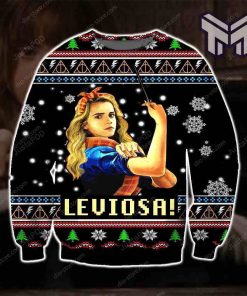 Leviosa Harry Potter All Over Print Ugly Christmas Sweater