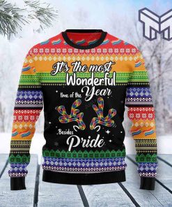 Lgbt Beside Pride Christmas All Over Print Ugly Christmas Sweater