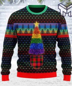 Lgbt Christmas Tree All Over Print Ugly Christmas Sweater