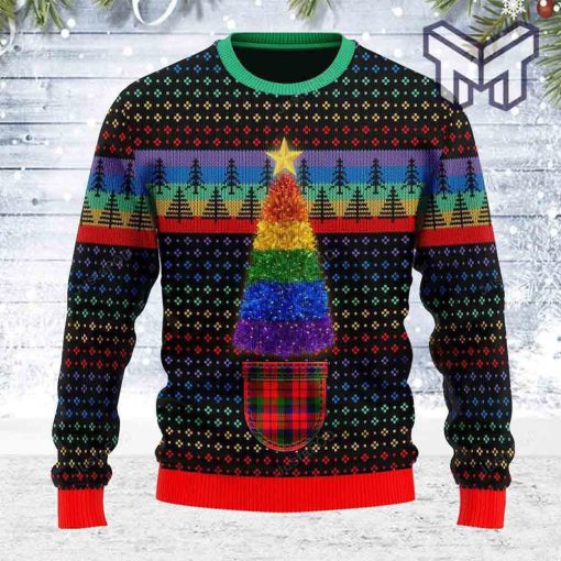Lgbt Christmas Tree All Over Print Ugly Christmas Sweater