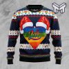 Lgbt Heart Christmas All Over Print Ugly Christmas Sweater