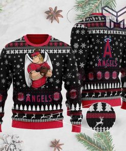 Los Angeles Angels All Over Print Ugly Christmas Sweater