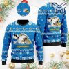 Los Angeles Chargers Cute The Snoopy Ugly Christmas Sweater