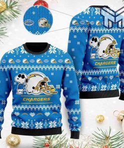 Los Angeles Chargers Cute The Snoopy Ugly Christmas Sweater