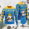 Los Angeles Chargers Snoopy All Over Print Ugly Christmas Sweater
