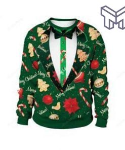 Christmas Vest Pattern All Over Print Ugly Christmas Sweater