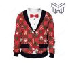 Christmas Vest Uniform Pattern All Over Print Ugly Christmas Sweater