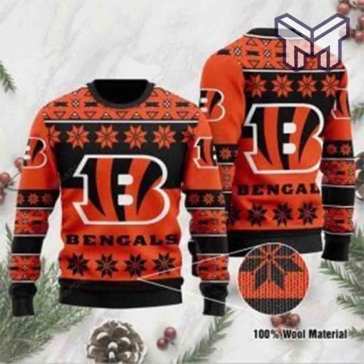 Cincinnati Bengals All Over Print Ugly Christmas Sweater