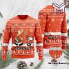 Cincinnati Bengals Funny Charlie Brown Peanuts Snoopy All Over Print Ugly Christmas Sweater