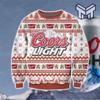 Coors Light Knitting All Over Print Ugly Christmas Sweater