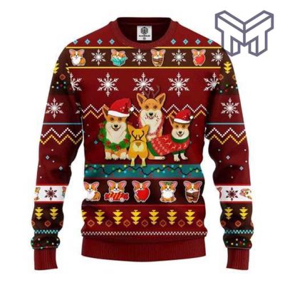 Corgi Cute All Over Print Ugly Christmas Sweater