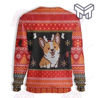 Corgi Dog Merry Corgmas All Over Print Ugly Christmas Sweater