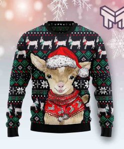 Cute Goat Christmas All Over Print Ugly Christmas Sweater