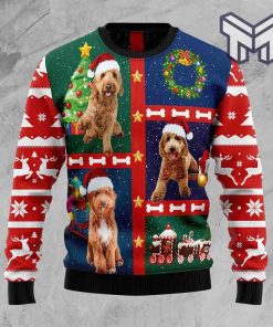 Cute Goldendoodle All Over Print Ugly Christmas Sweater