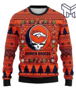 Denver Brocos Grateful Dead For Unisex All Over Print Ugly Christmas Sweater