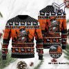 Denver Broncos Jack Skellington Halloween Holiday Party All Over Print Ugly Christmas Sweater