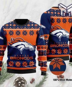 Denver Broncos Wool Christmas For Fans All Over Print Ugly Christmas Sweater