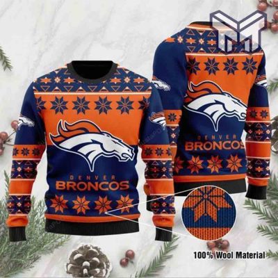 Denver Broncos Wool Christmas For Fans All Over Print Ugly Christmas Sweater