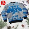 Detroit Lions Christmas For Fans All Over Print Ugly Christmas Sweater