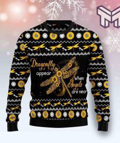 dragonfly-sunflower-all-over-print-ugly-christmas-sweater