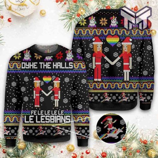 dyke-the-hallsmerry-christmas-lgbt-fe-le-lesbians-for-unisex-christmas-all-over-print-ugly-christmas-sweater