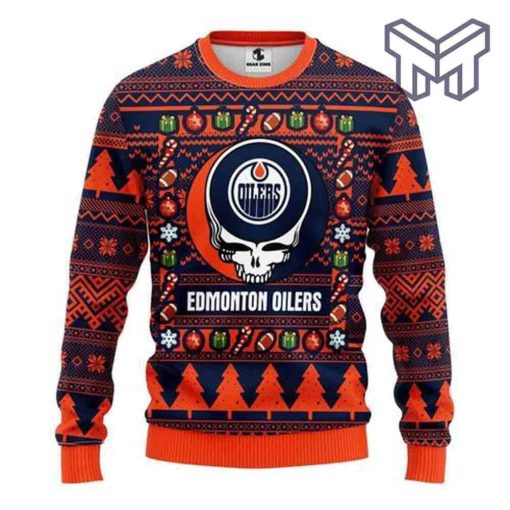 edmonton-oilers-grateful-dead-christmas-for-fans-all-over-print-ugly-christmas-sweater