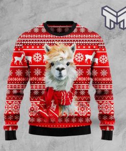 festive-llama-xmas-hz92307-christmas-all-over-print-ugly-christmas-sweater