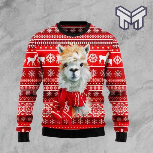 festive-llama-xmas-hz92307-christmas-all-over-print-ugly-christmas-sweater