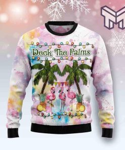 flamingo-deck-the-palms-christmas-all-over-print-ugly-christmas-sweater