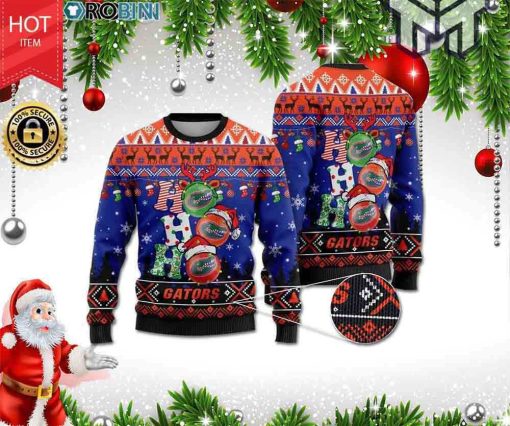 florida-gators-ho-ho-ho-3d-print-christmas-wool-sweater-all-over-print-ugly-christmas-sweater