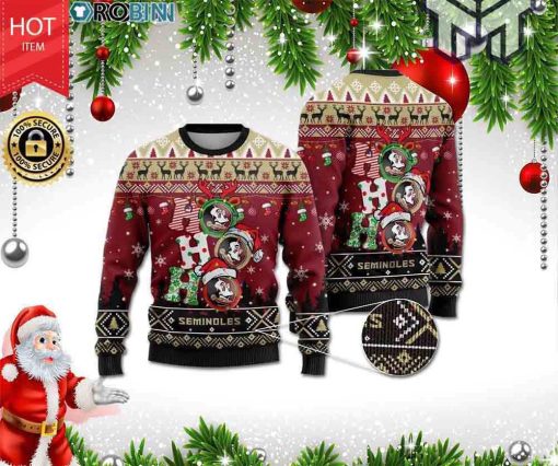 florida-state-seminoles-ho-ho-ho-3d-print-christmas-wool-sweater-all-over-print-ugly-christmas-sweater