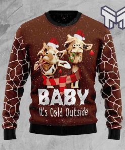 funny-giraffe-baby-its-cold-outside-all-over-print-ugly-christmas-sweater