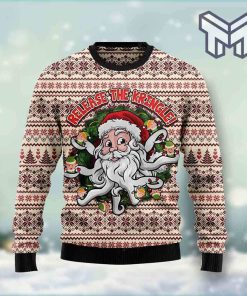 funny-santa-claus-release-the-kringle-christmas-all-over-print-ugly-christmas-sweater