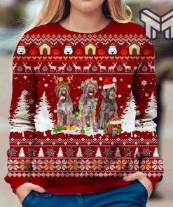 german-wirehaired-pointer-all-over-print-ugly-christmas-sweater