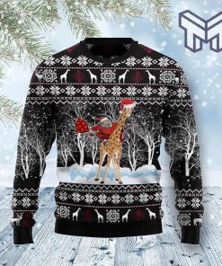 giraffe-all-over-print-ugly-christmas-sweater