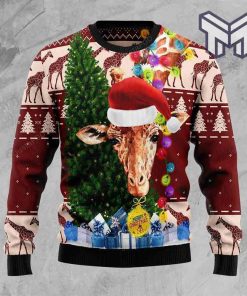 giraffe-xmas-christmas-all-over-print-ugly-christmas-sweater