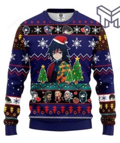 giyu-tomioka-christmas-demon-slayer-anime-all-over-print-ugly-christmas-sweater