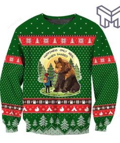 go-camping-play-with-bear-all-over-print-ugly-christmas-sweater