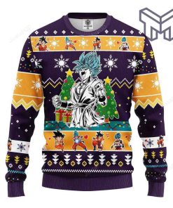 goku-blue-dragon-ball-all-over-print-ugly-christmas-sweater