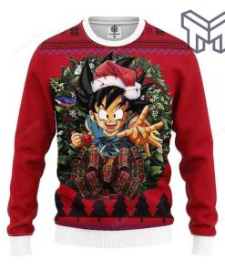 goku-kid-dragon-ball-z-all-over-print-ugly-christmas-sweater