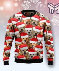 golden-retriever-group-awesome-christmas-all-over-print-ugly-christmas-sweater