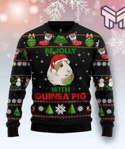 guinea-pig-be-jolly-all-over-print-ugly-christmas-sweater