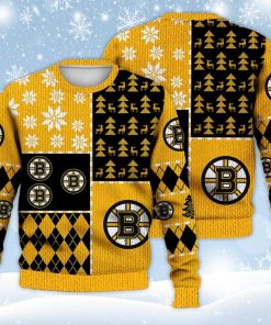 Boston Bruins Ugly Sweater Christmas