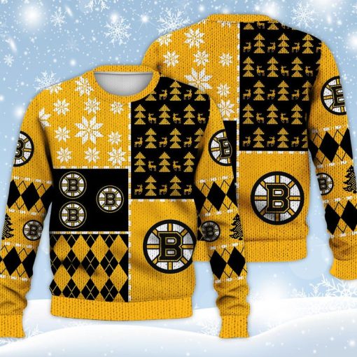 Boston Bruins Ugly Sweater Christmas
